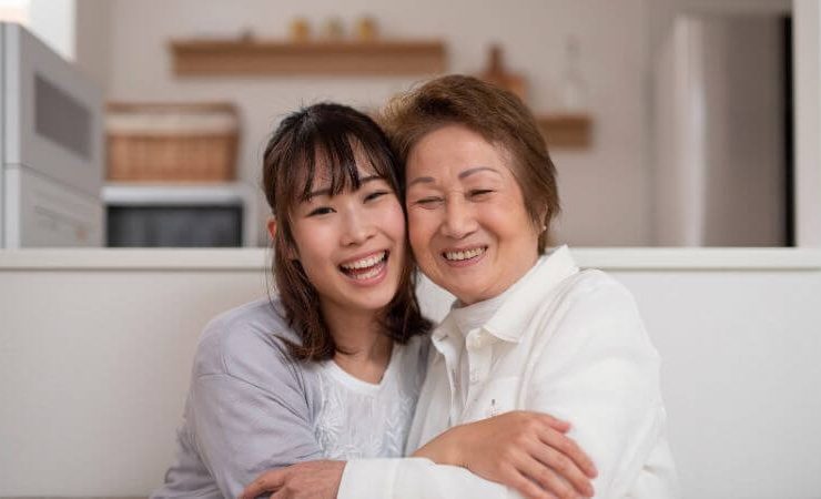 mother and daughter