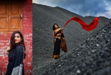 Black saree