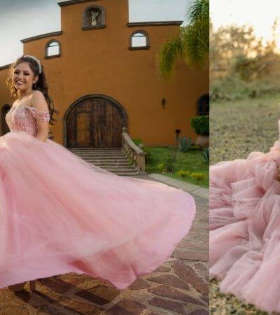 pink blush maternity dress