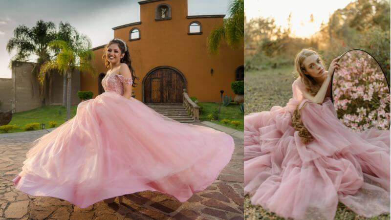 pink blush maternity dress