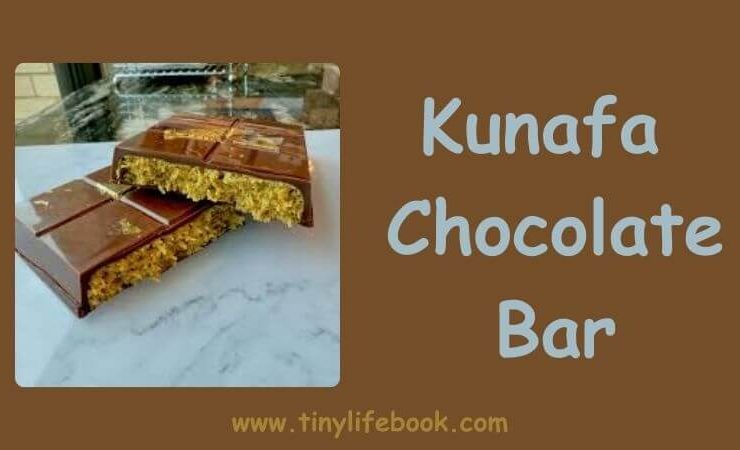 Kunafa Chocolate Bar