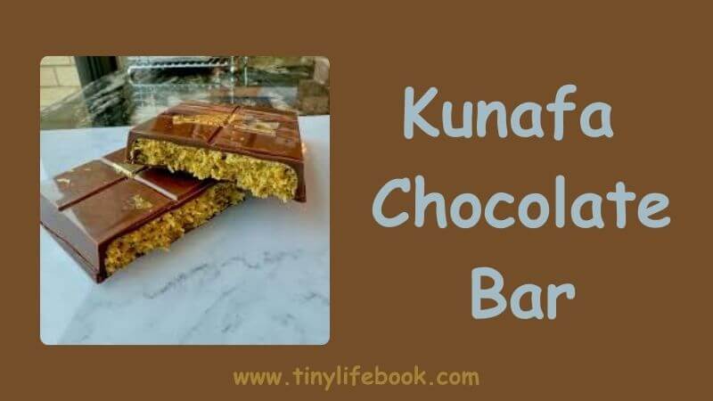 Kunafa Chocolate Bar