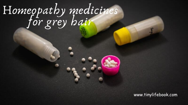 Homeopathic medicine for grey hair