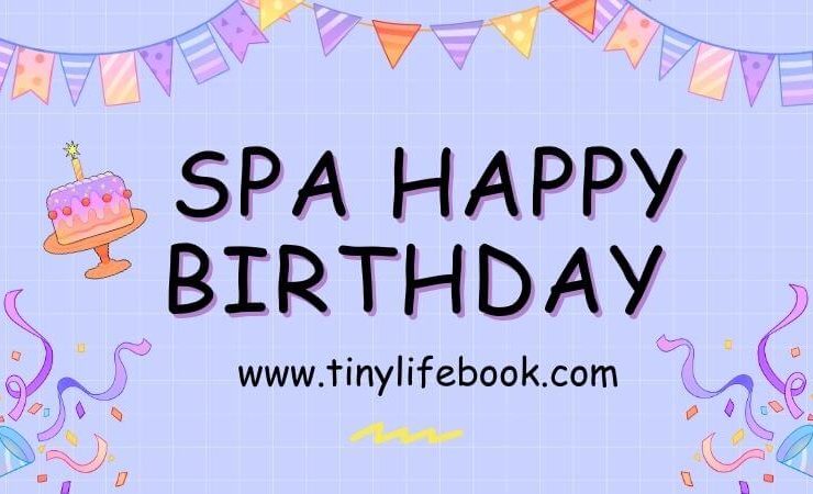 Spa Birthday Party
